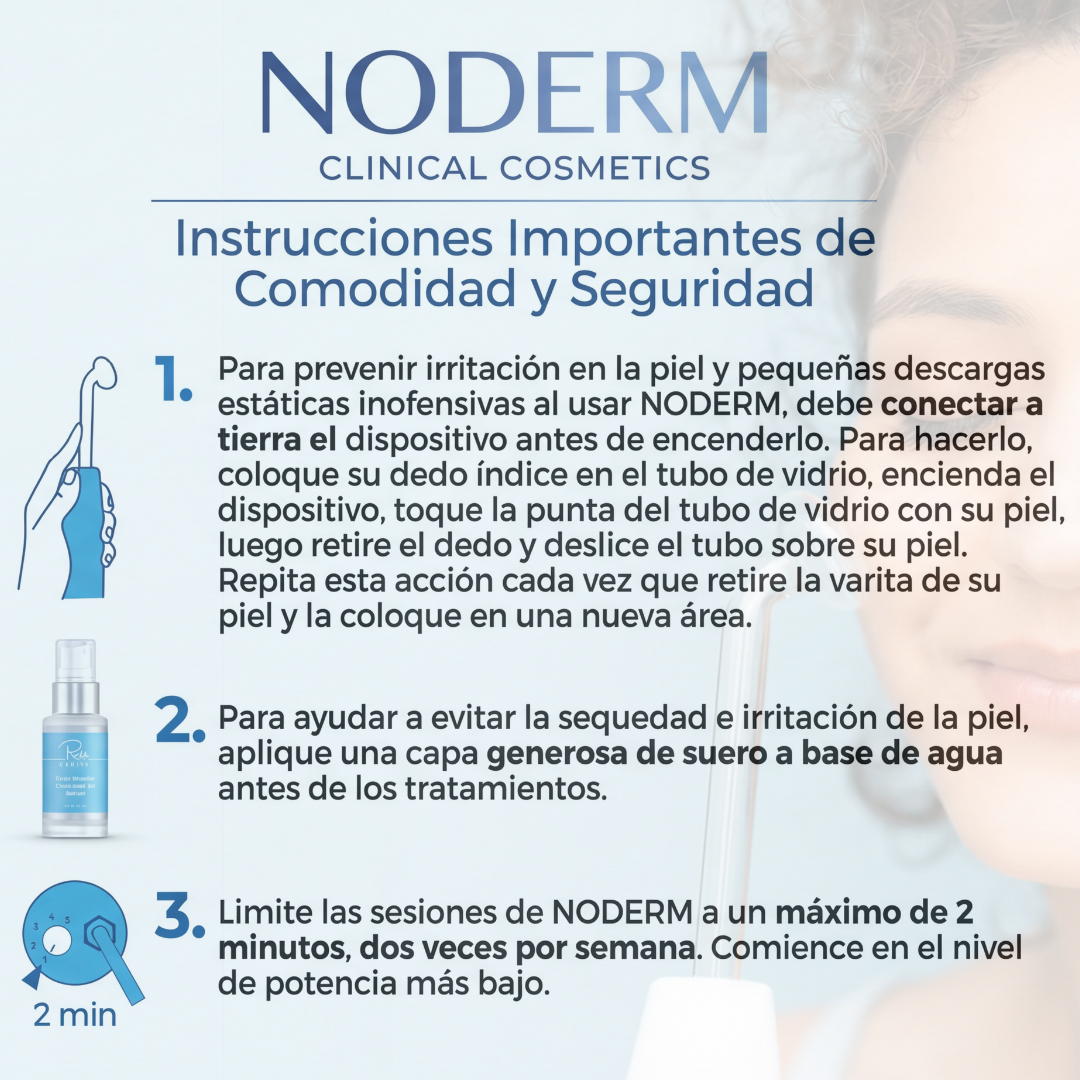 Dispositivo Facial de Alta Frecuencia Noderm® AR