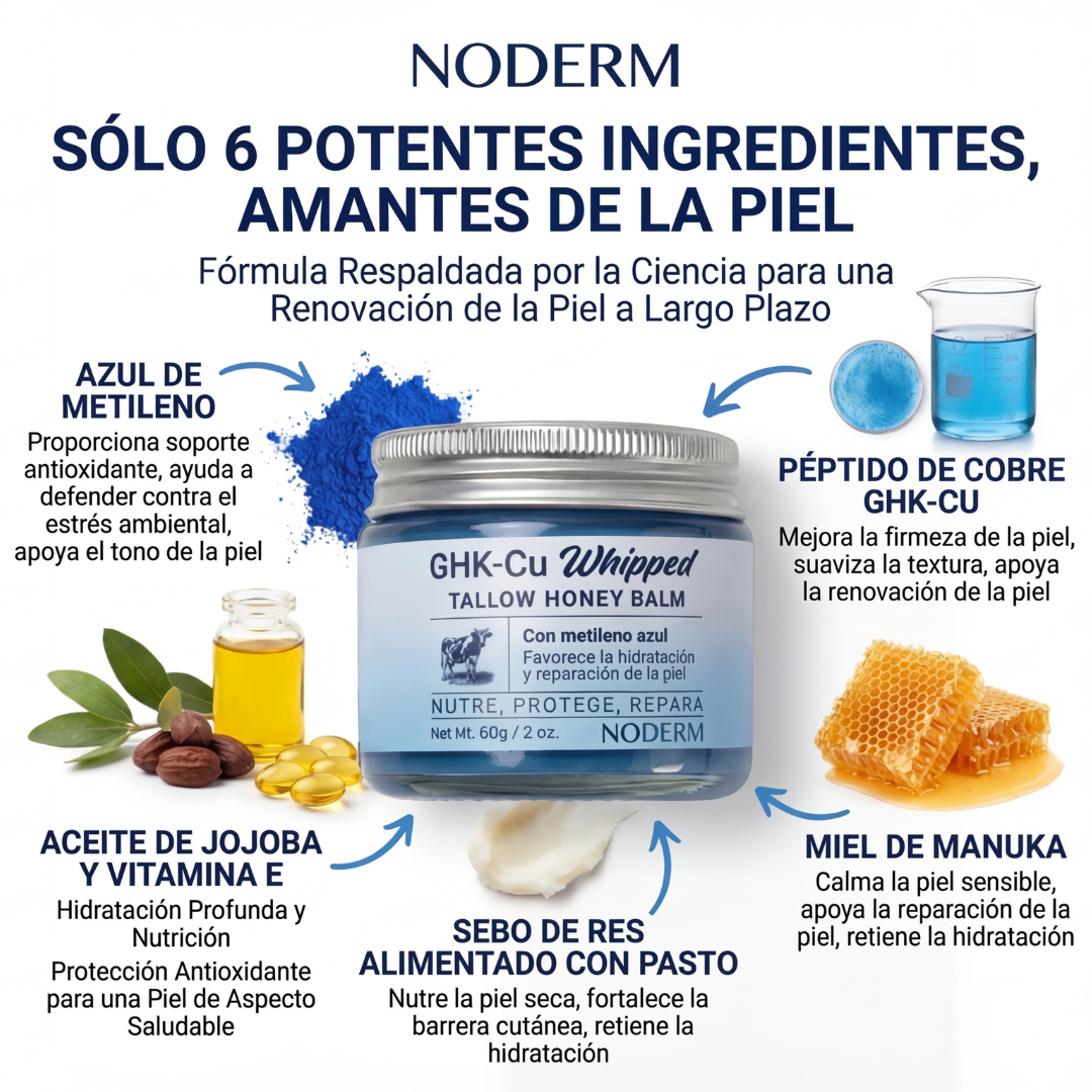 Sebo de Res de Pasto 100% Orgánico  - Noderm®